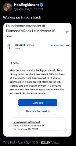 howlingmutant got a new job before wulfgar
