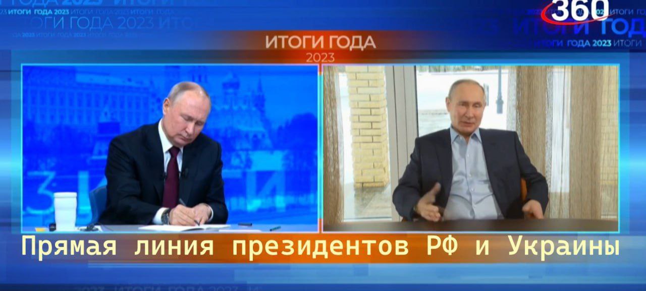 ИТОГИ ГОДА ИТОГИ ГОДА А 2023 2023 1 1 Прямая линия президентов и У