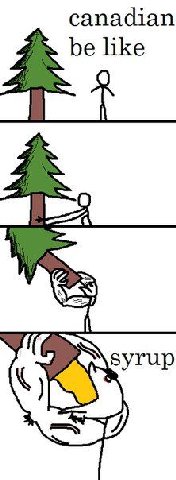 canadian be like syrup