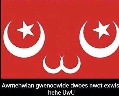 Awmenwian gwenocwide dwoes nwot exwis hehe UwU