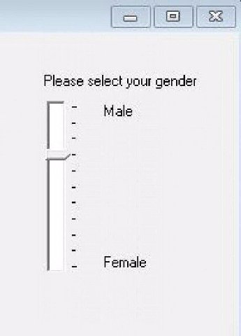 Please select your gender Male Female