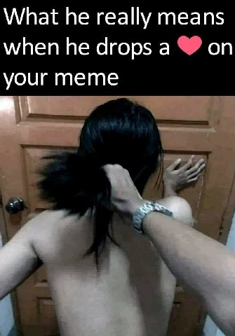 What he really means when he drops a your тете