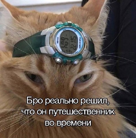 Бро реально решил, что он путешественник во времени