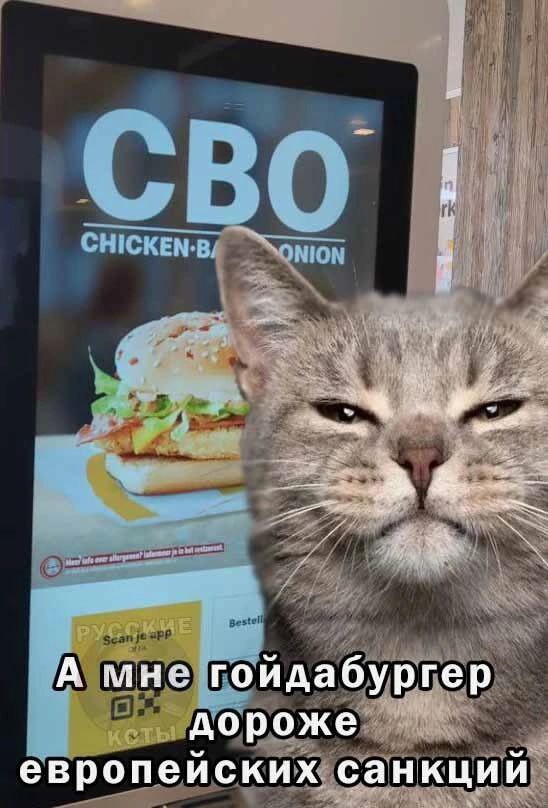 Be А мне гойдабургер дороже европейских санкций