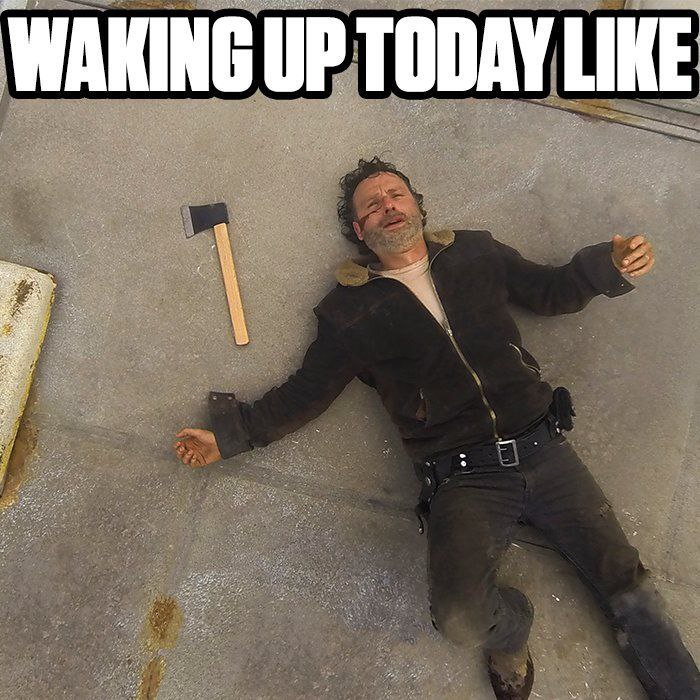 WAKING UP TODAY LIKE