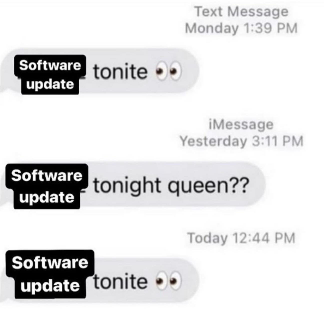 tonite update Software 2? tonight queen?7 Software update tonite