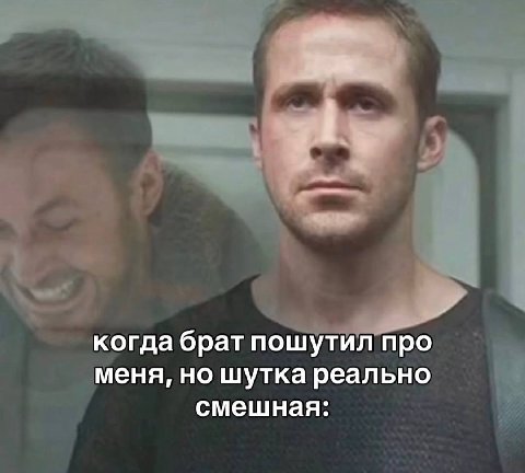 когда брат пошутил про меня, но шутка реально смешная: