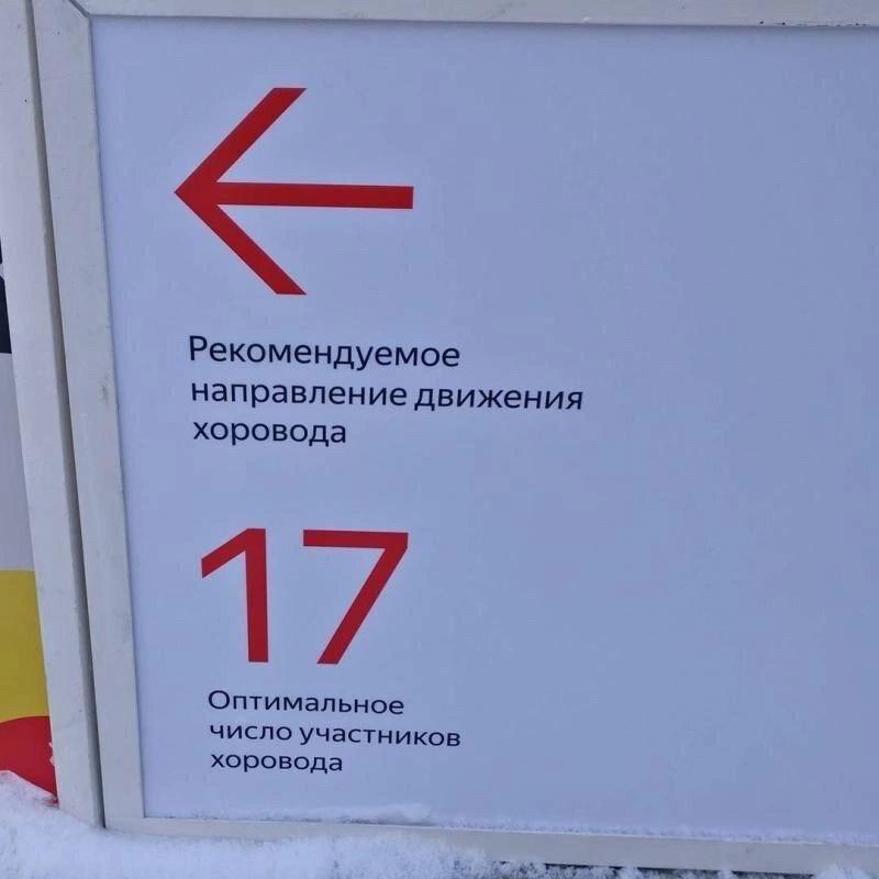 Рекомендуемое направление движения хоровода Оптимальное число участников хоровода