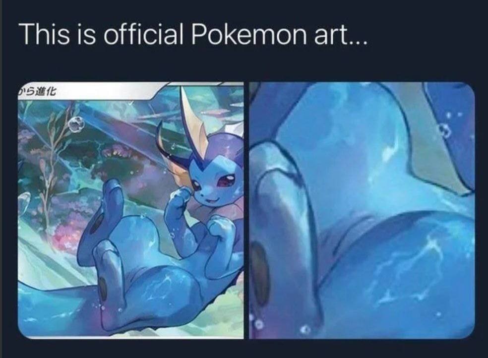 This official Pokemon art...
