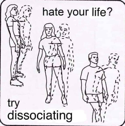 a hate your life? My dissociatin