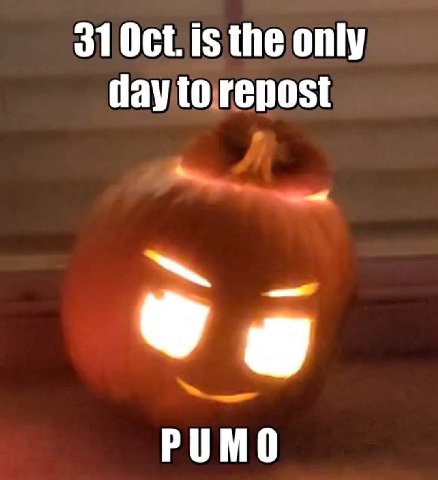 31 Oct. is the only day РУМО