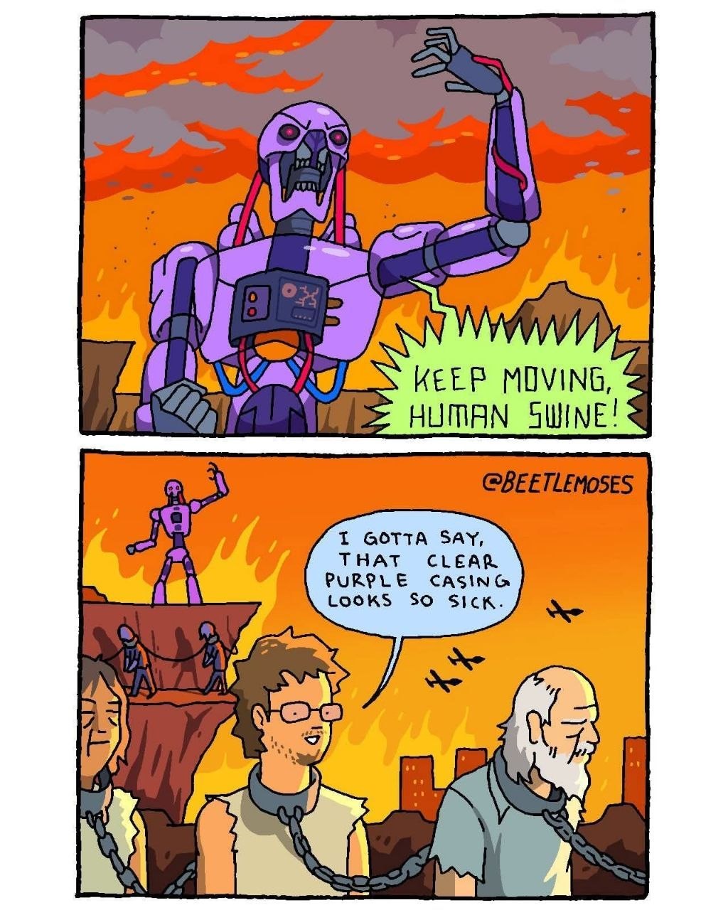 (59 KELP MOVING, HUMAN SWINE! I GOTTA SAY, THAT CLEAR PURPLE CASING SO SICK. Bae