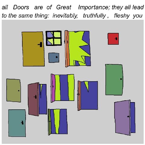 а! Doors are of Great Importance; they all lead to the same thing: inevitably, truthfully, fleshy you