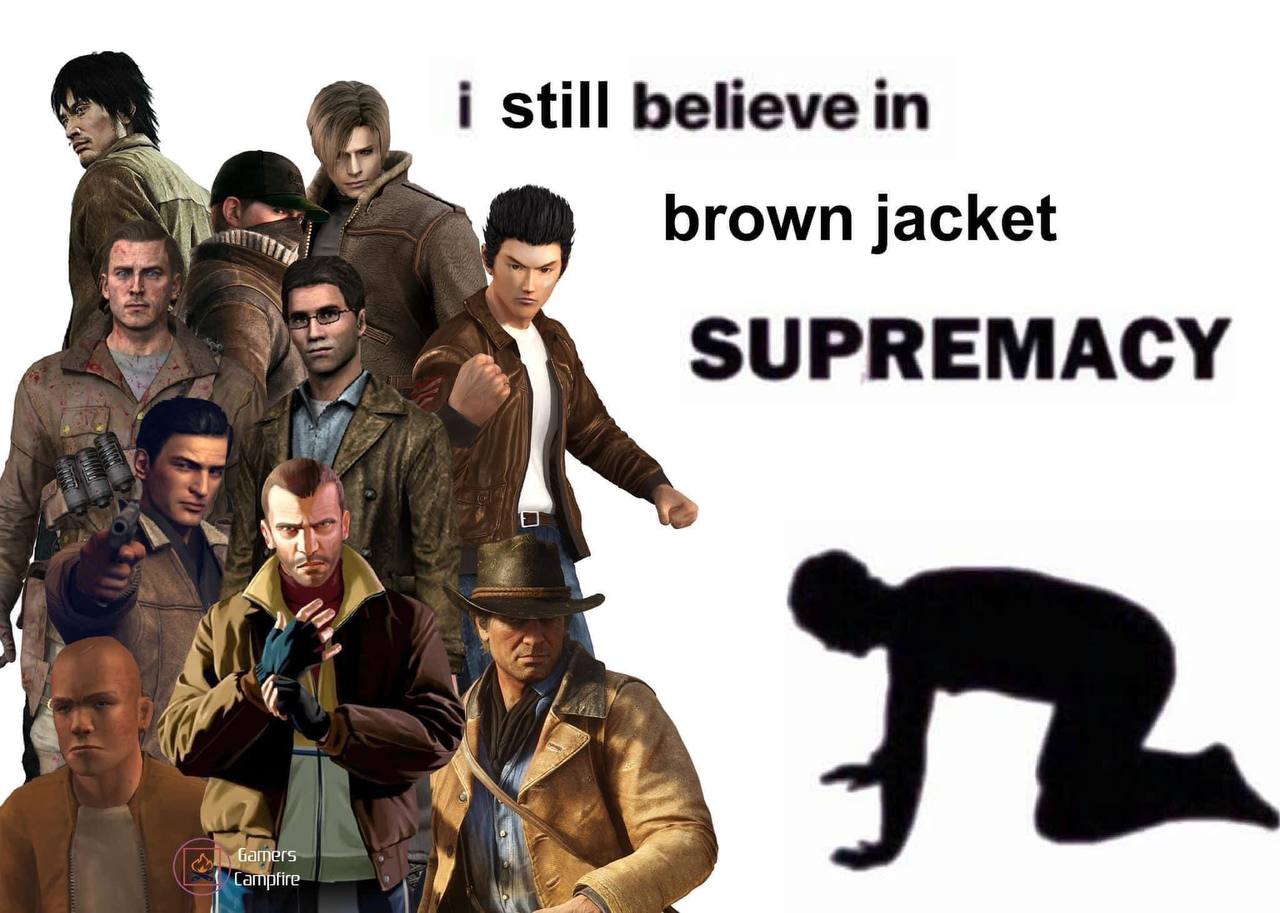 i still believe in brown jacket SUPREMACY 4 у