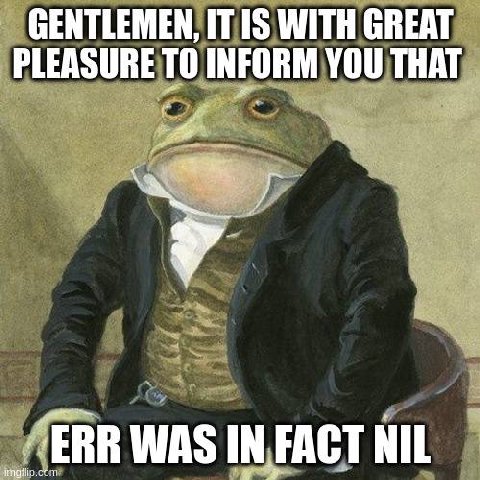 GENTLEMEN, IT WITH GREAT PLEASURE то INFORM YOU THAT IN FACT NIL