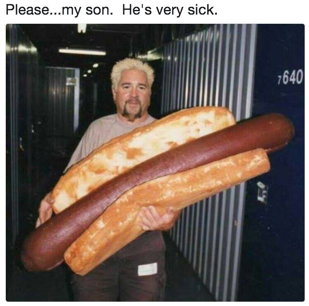 Please...my son. He's very sick.