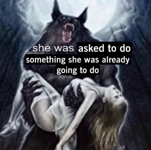 she was asked to something she was already going to