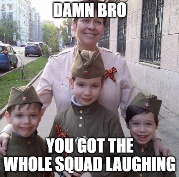 DAMN BRO 32 43 YOU GOT THE WHOLE SQUAD LAUGHING