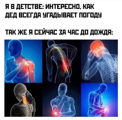 ДЕТСТВЕ: ИНТЕРЕСНО, КАК ДЕД ВСЕГДА УГАДЫВАЕТ ПОГОДУ ТАК ЖЕ Я СЕЙЧАС ЗА ЧАС ДО ДОЖДЯ: