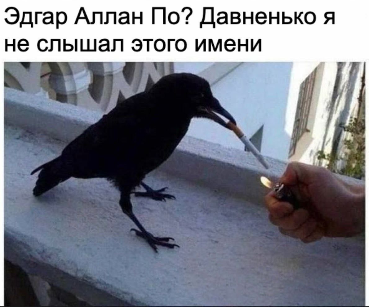 Эдгар Аллан По? Давненько я не слышал этого имени