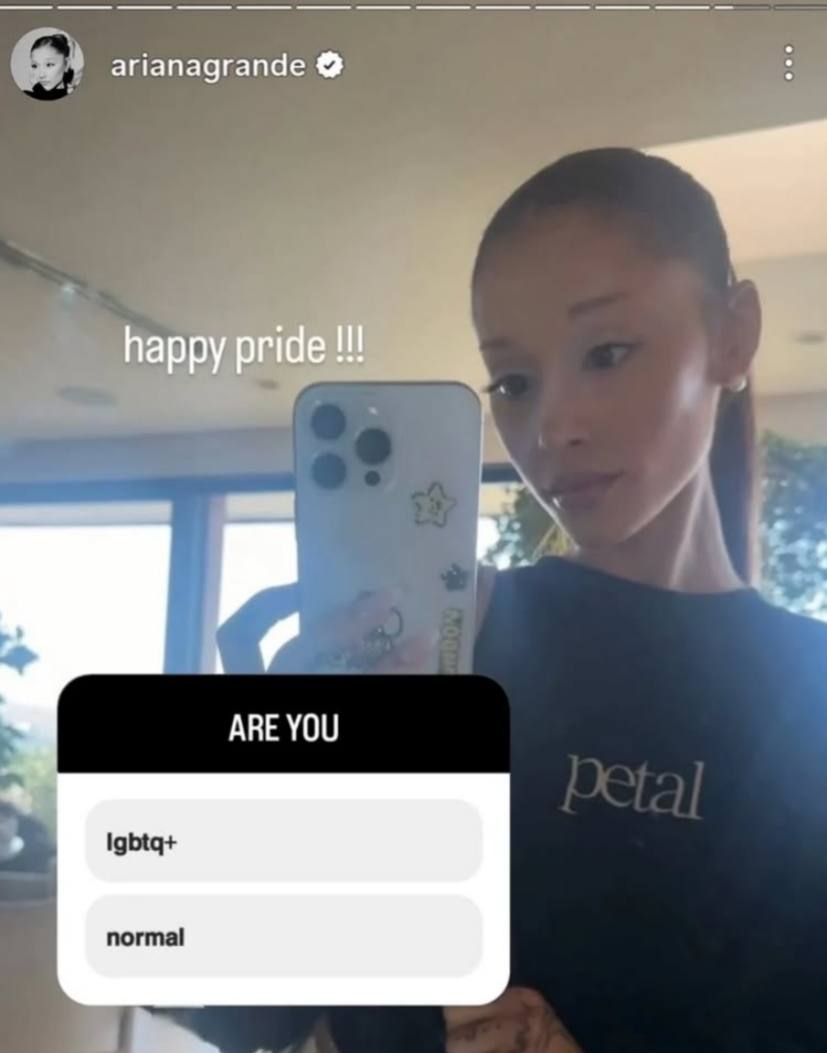 arianagrand ARE YOU normal
