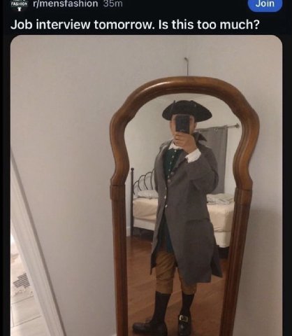 Job interview tomorrow. Is this too much?