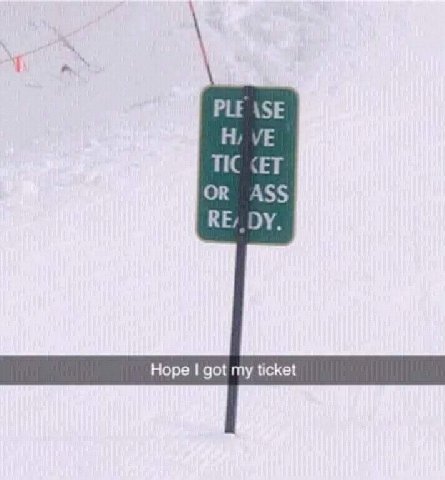 PLE TIC OR ASS Hope got my ticket