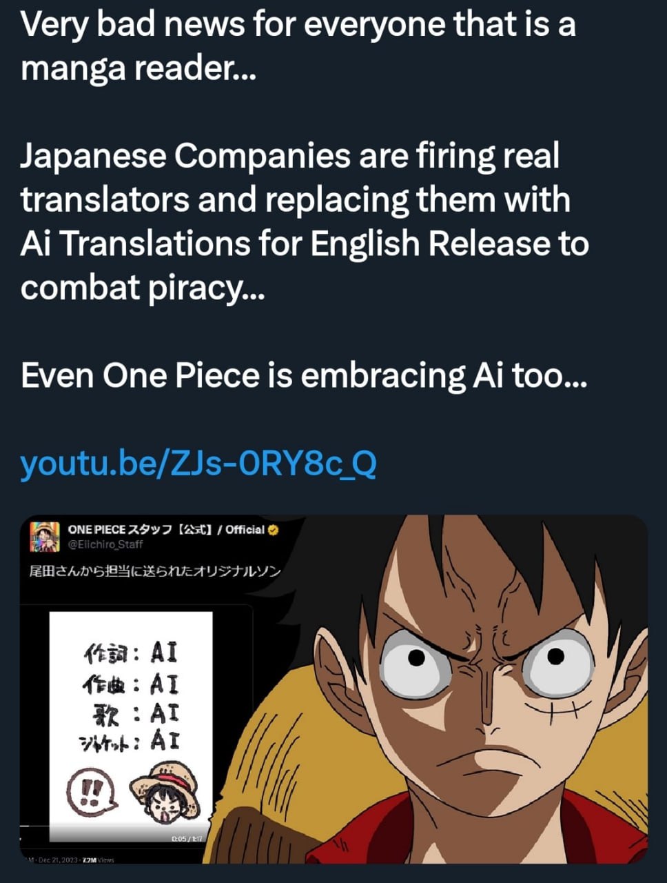 I can't wait for this to reach video games too, white women translating these things have been putting unfunny memes or their messed up political agendas, and I for one would take a broken sentence li