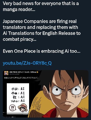 I can't wait for this to reach video games too, white women translating these things have been putting unfunny memes or their messed up political agendas, and I for one would take a broken sentence li