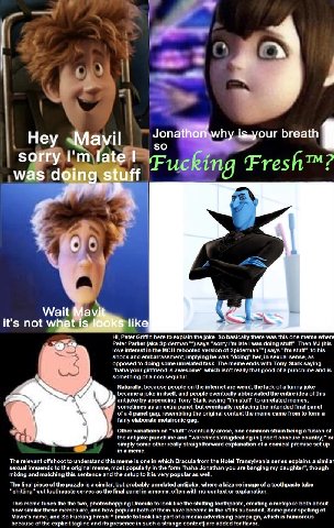 6 4 у He Мам! Jon breath so Fucking Fresh™? A Wait "495 it’s not ike Peter Griffin here to explain the joke. So basically there was this one meme where Peter Parker (aka Spiderman™) says “sorry late w