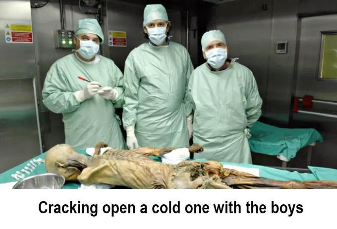 Cracking open a cold one with the boys