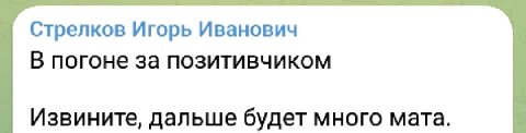 Стрелков Игорь Иванович В погоне за позитивчиком Извините, дальше будет много мата.