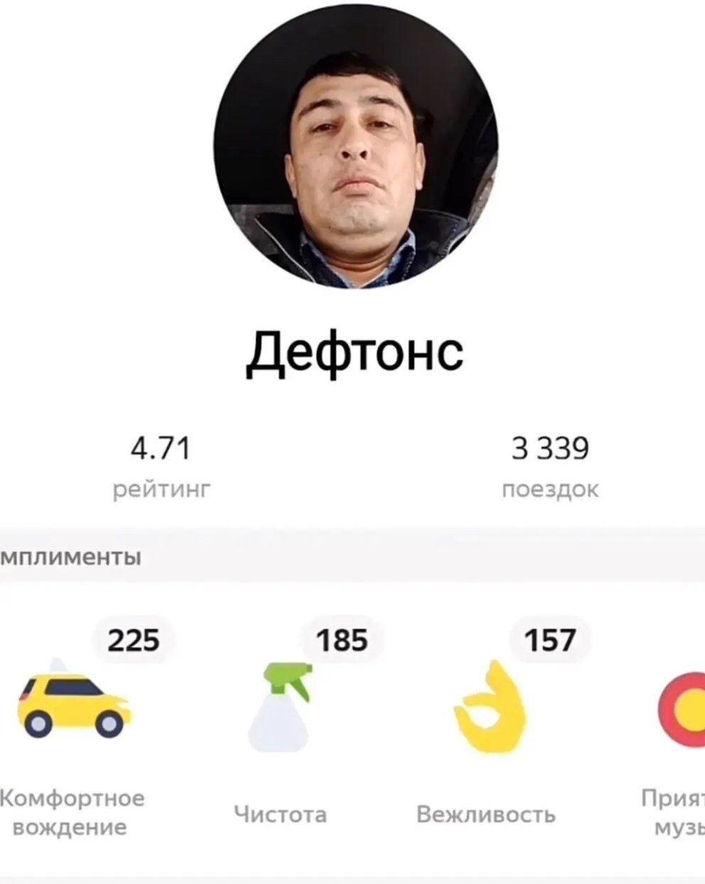 4 Дефтонс 4.71 3 339 мплименты 225 185 157
