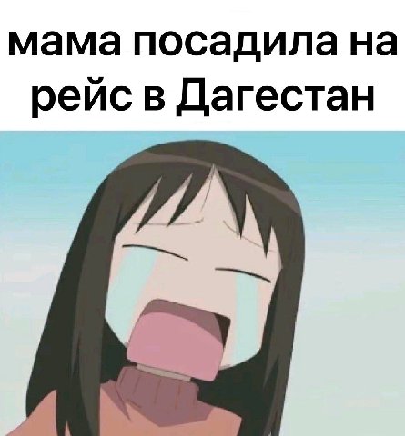 мама посадила на рейс в Дагестан
