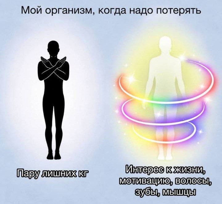 Мой организм, когда надо потерять