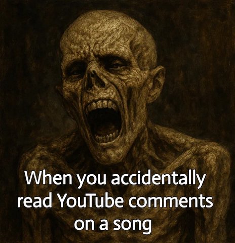 When you accidentally read YouTube comments