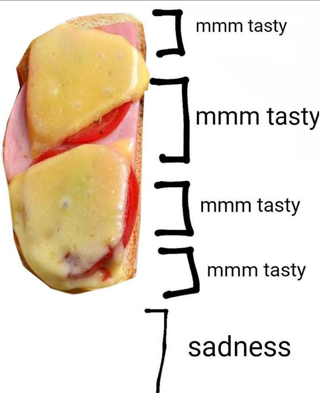 mmm tasty mmm tasty mmm tasty mmm tasty sadness