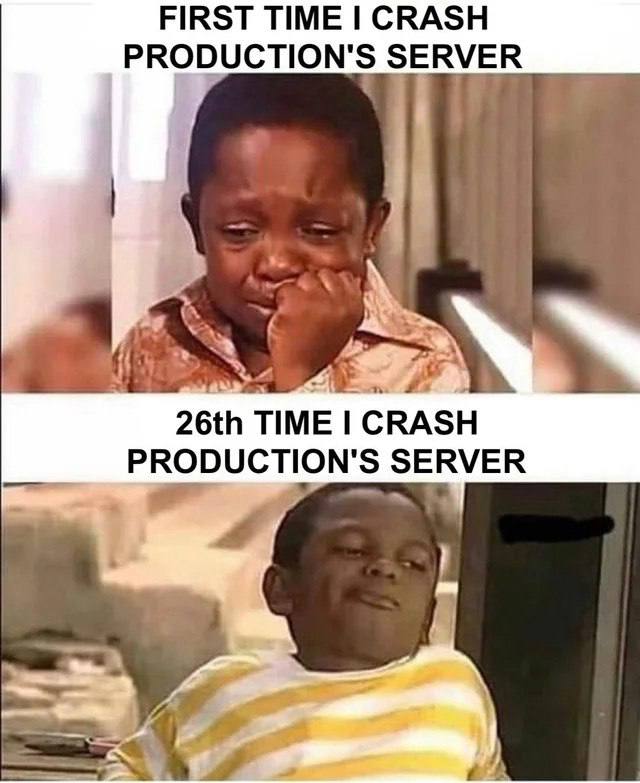 FIRST TIME CRASH PRODUCTION'S SERVER TIME CRASH PRODUCTION'S SERVER a