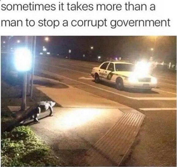 sometimes it takes more than а man to stop a corrupt government