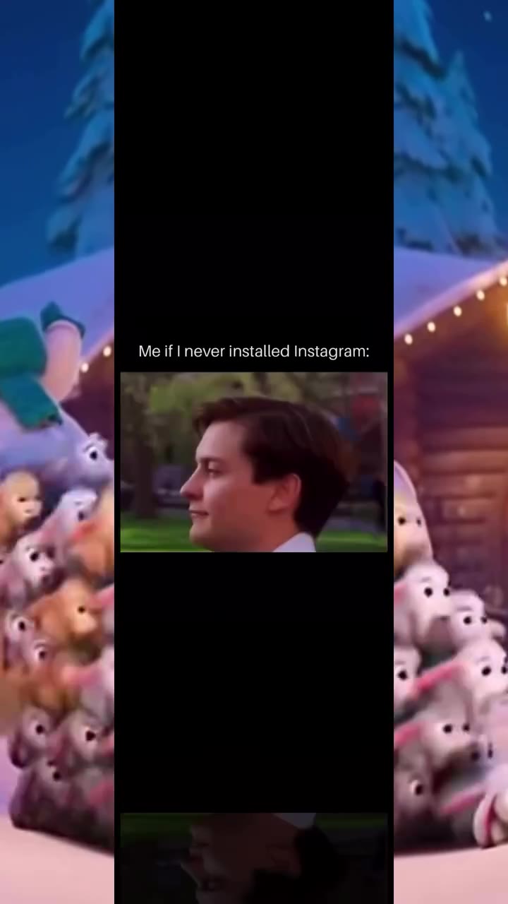 Me if | never installed Instagram: ый