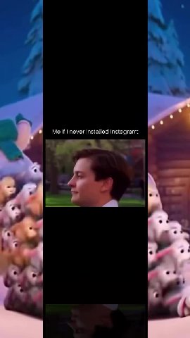 Me if | never installed Instagram: ый