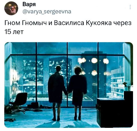 Варя @varya_sergeevna Гном Гномыч и Василиса Кукояка через 15 лет 4