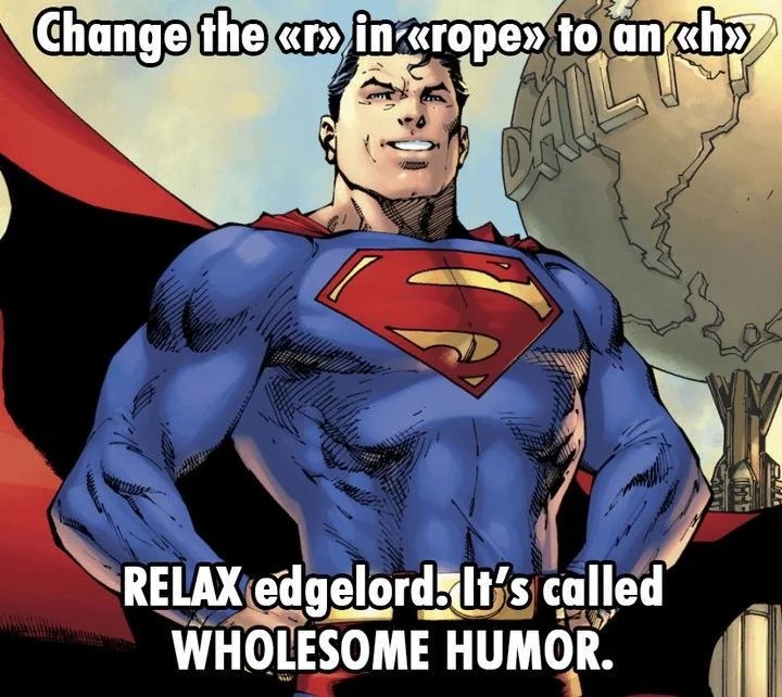 i to an RELAX called WHOLESOME HUMOR.