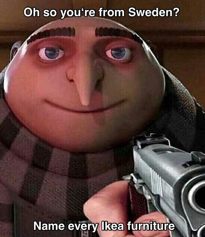 so you‘re from Sweden? у Мате еуегу4кеа