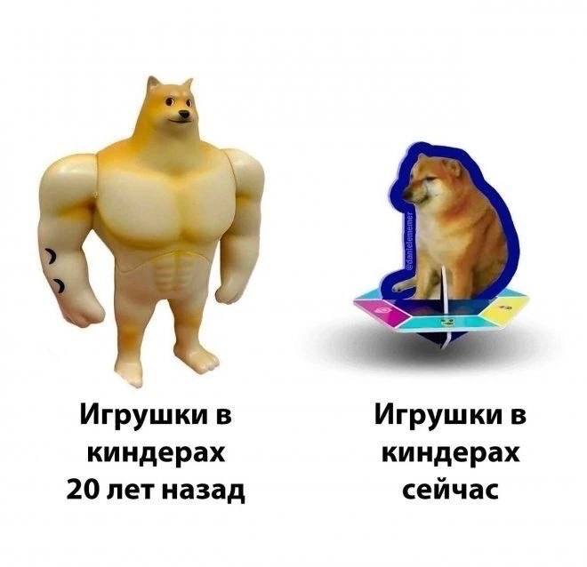 Игрушки в Игрушки в киндерах киндерах 20 лет назад сейчас