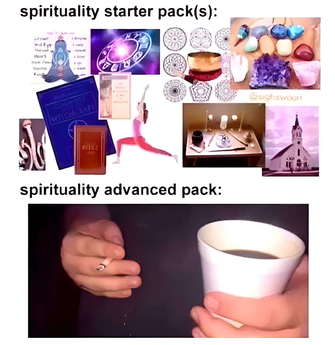 spirituality starter pack(s): А Spirituality advanced pack: