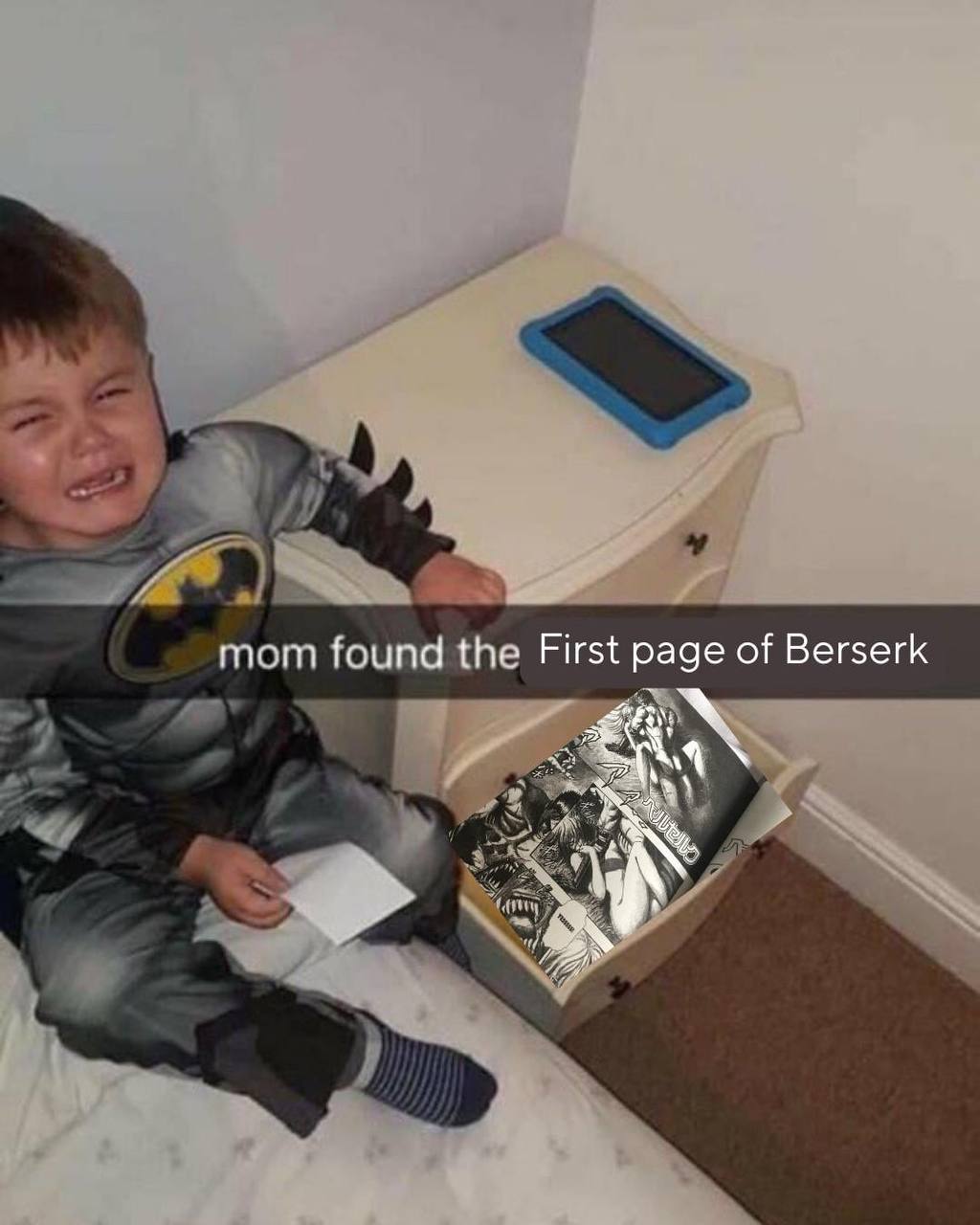 пыли the First page of Berserk