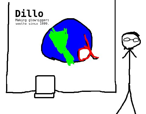 Dillo Making glowniggers seethe since 1999. и