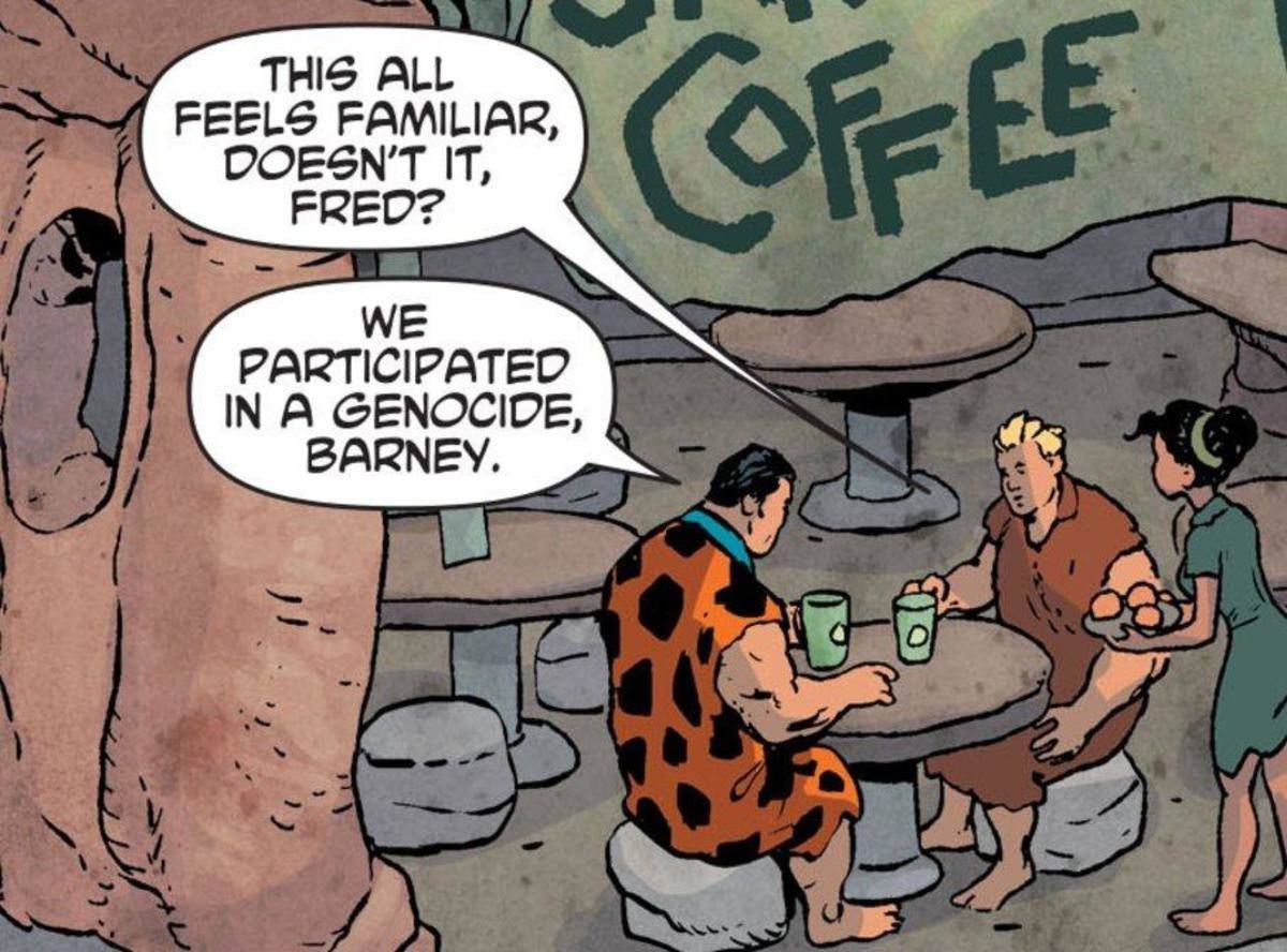 THIS ALL FEELS FAMILIAR, IT, FRED? WE PARTICIPATED СЕМОСЮЕ, ane BARNEY.