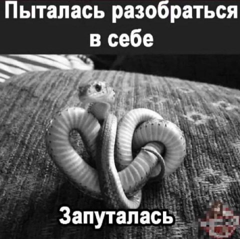 Пыталась разобраться в себе Запуталась